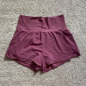 Halara • Nocturne Mesh Back High Waisted 2-in-1 Casual Shorts